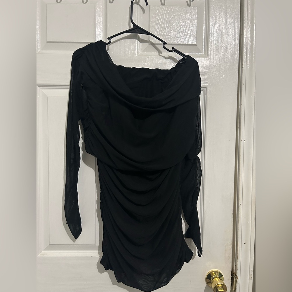 Elegant Black Women's 2 piece set